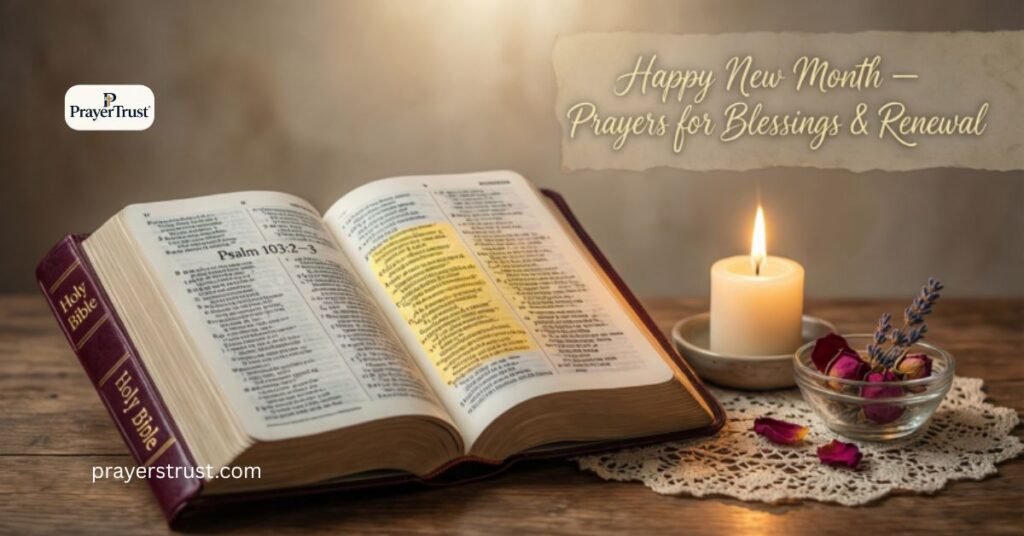 Happy New Month Prayers with Bible Verse