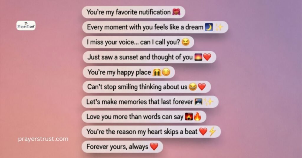Romantic SMS Ideas With Emojis