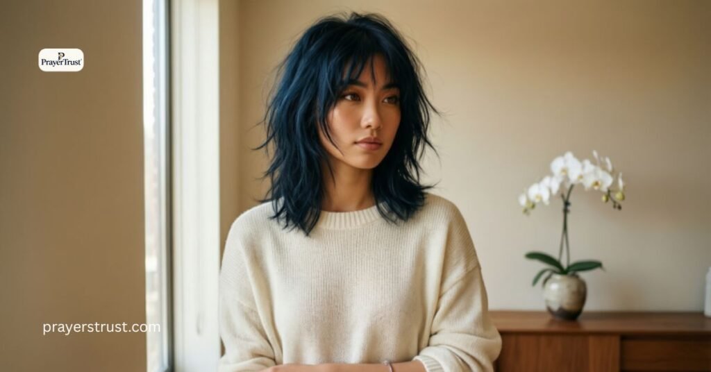 Shaggy Shoulder-Length Cut