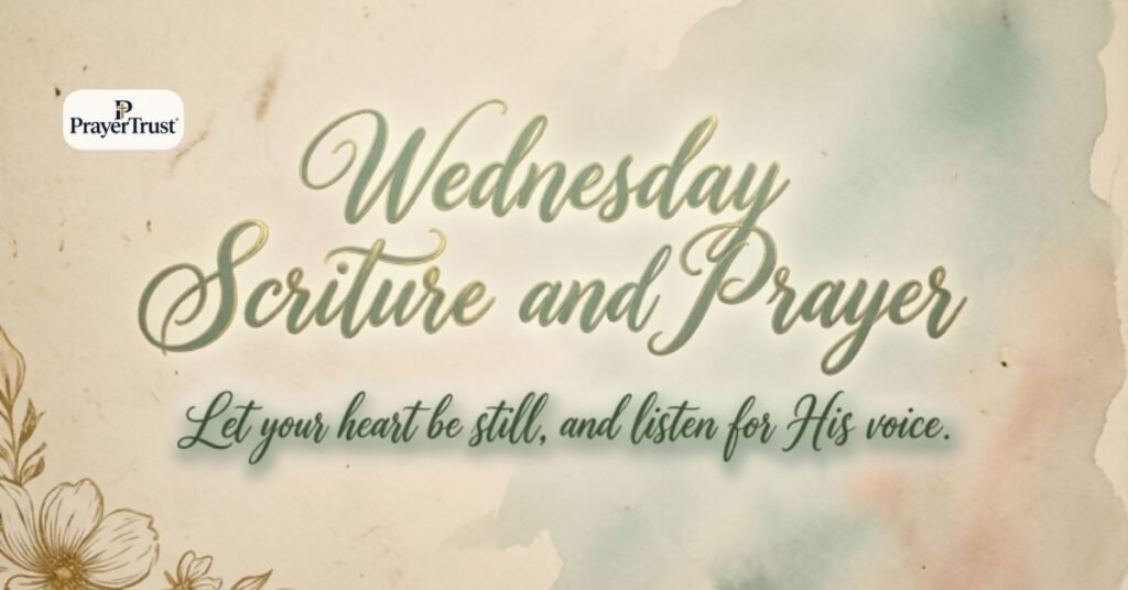 Wednesday Scripture and Prayer