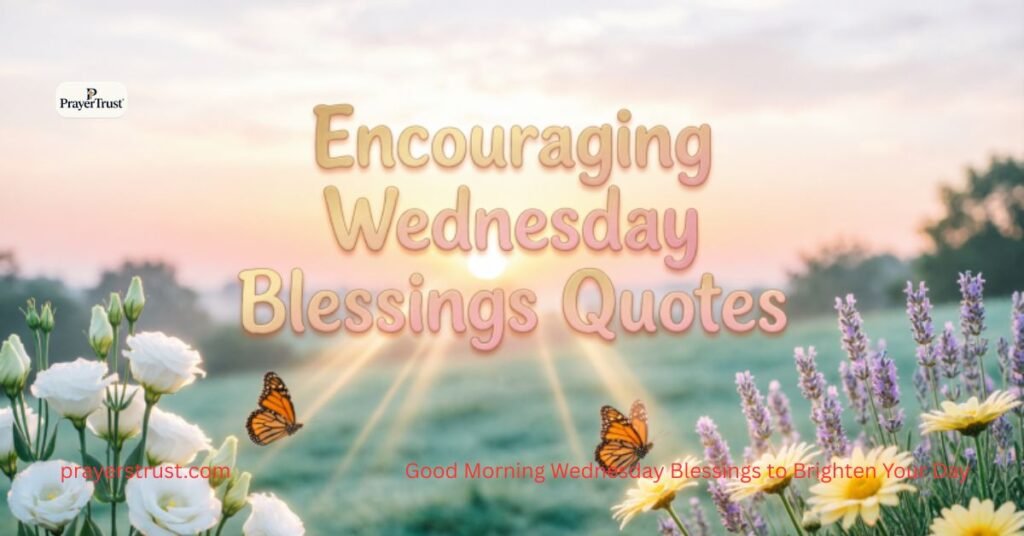Encouraging Wednesday Blessings Quotes