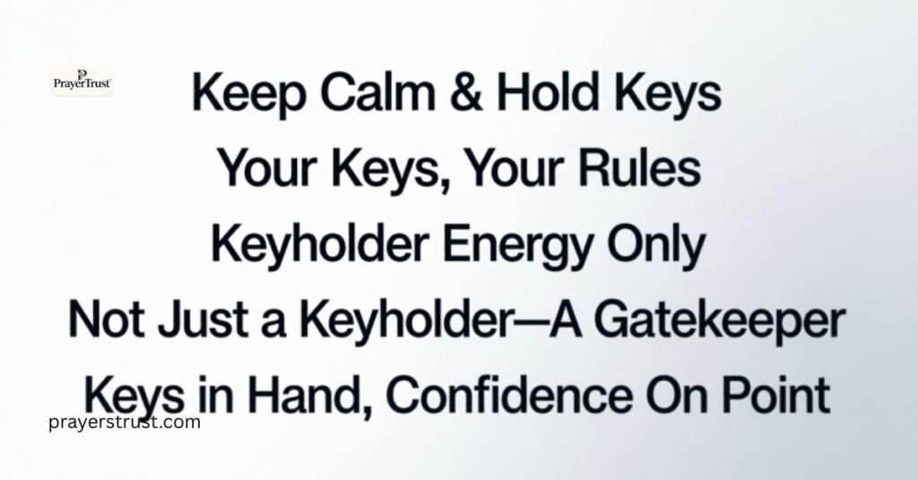 Keyholder Captions for Instagram