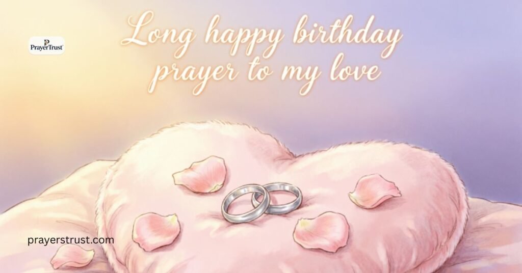 long happy birthday prayer to my love