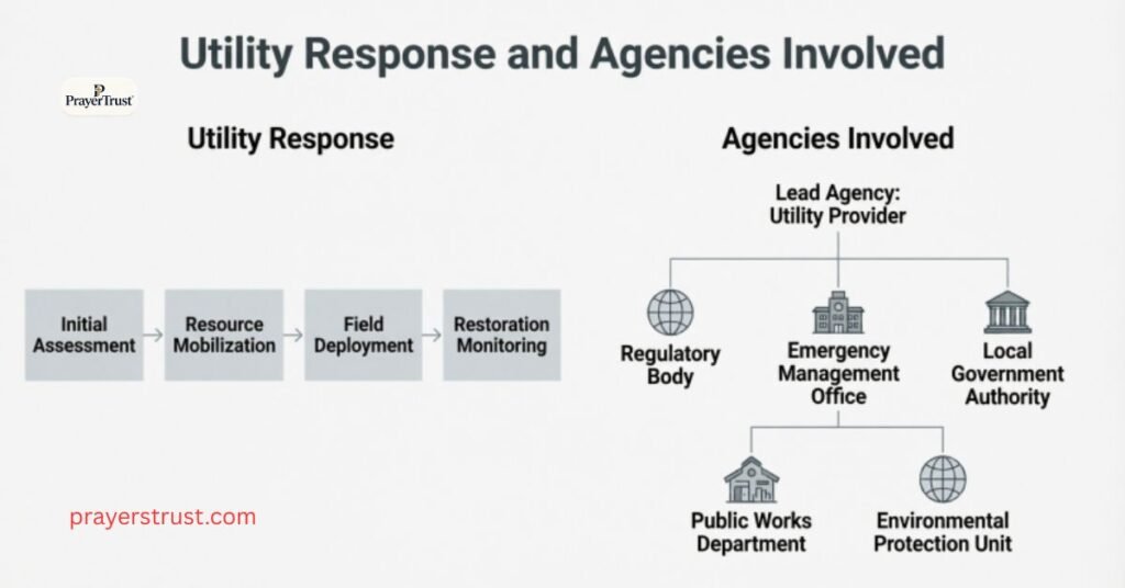 Utility Response and Agencies Involved