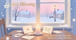 130+Heartfelt Sad Christmas Quotes for Lonely Holidays A Quiet Blessing