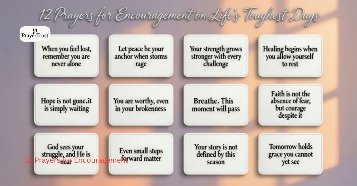 12 Prayers for Encouragement on Life’s Toughest Days