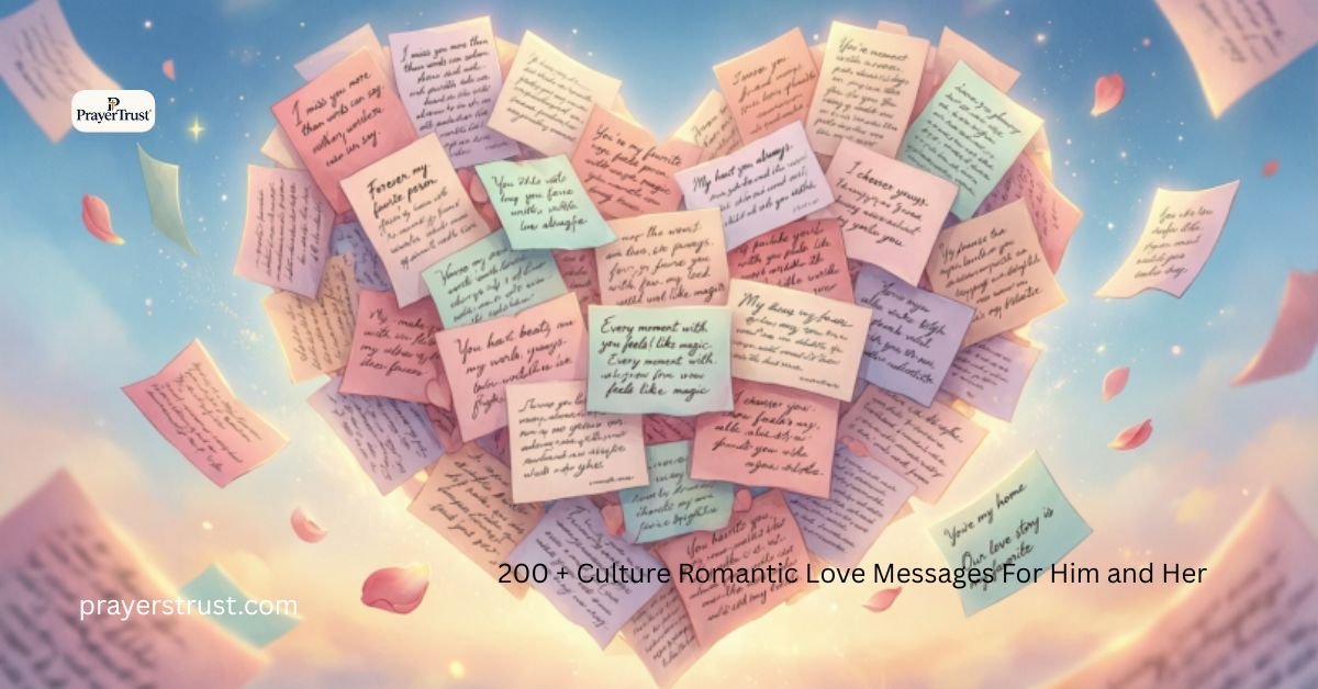 200 + Culture Romantic Love Messages For Him and Her