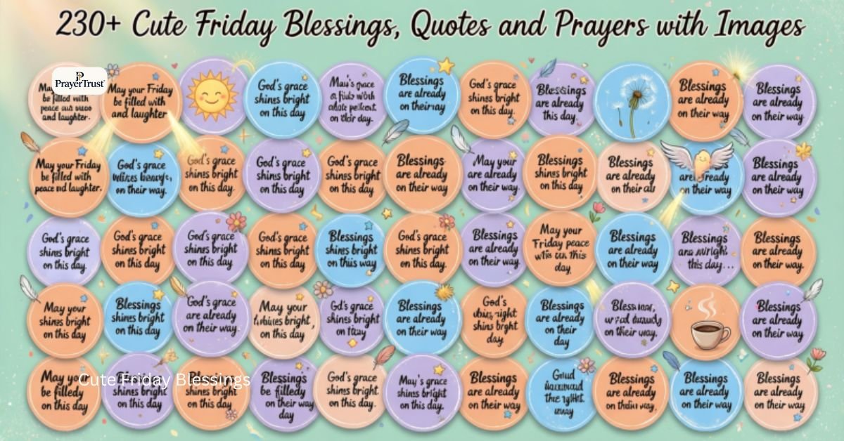 230+Cute Friday Blessings, Quotes and Prayers with Images