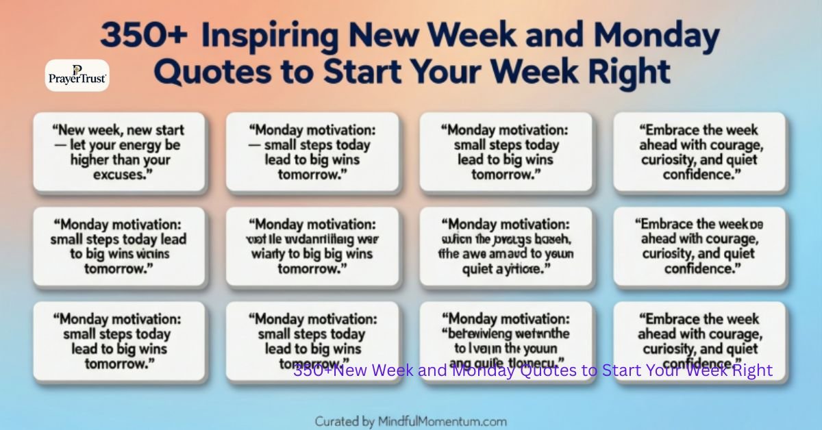 350+ Inspiring New Week and Monday Quotes to Start Your Week Right