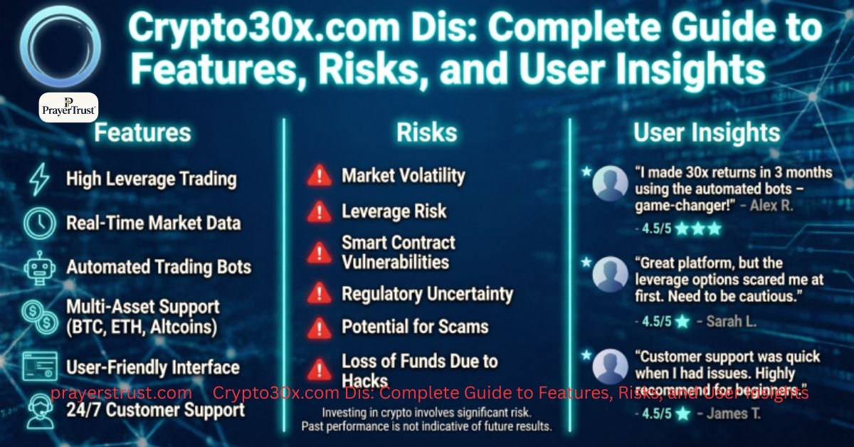 Crypto30x.com Dis: Complete Guide to Features, Risks, and User Insights