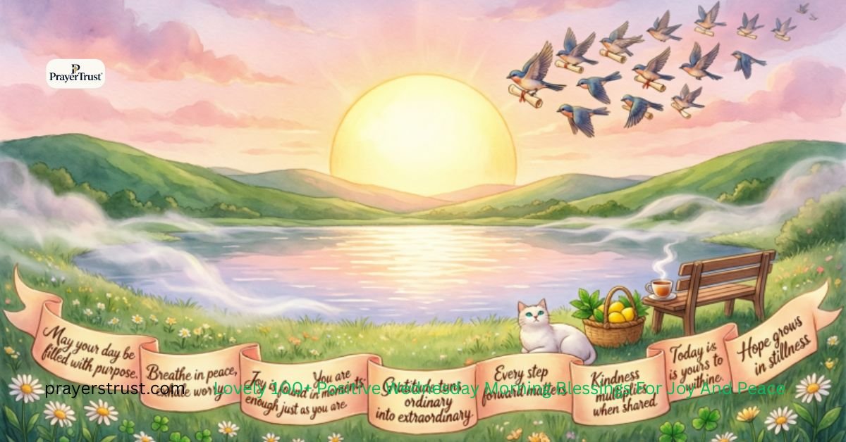 Lovely 100+ Positive Wednesday Morning Blessings For Joy And Peace