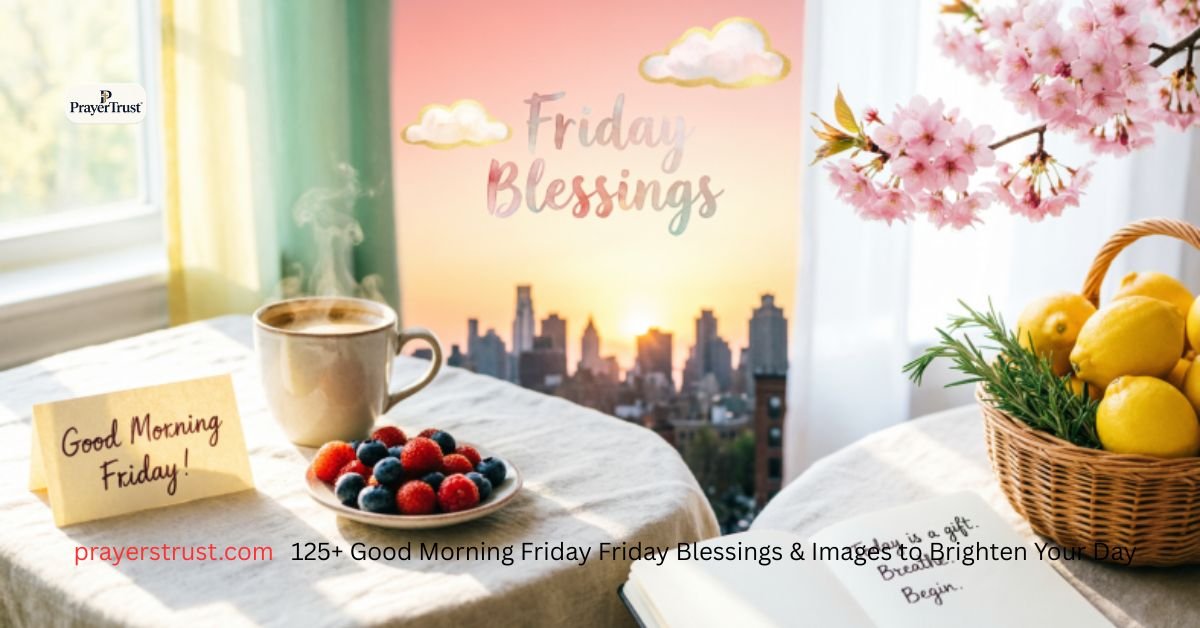 125+ Good Morning Friday Friday Blessings & Images to Brighten Your Day